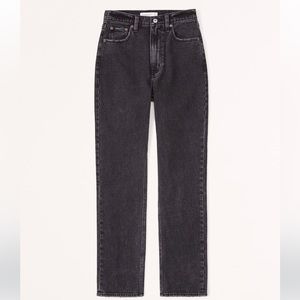 Abercrombie curve love ankle straight jeans
